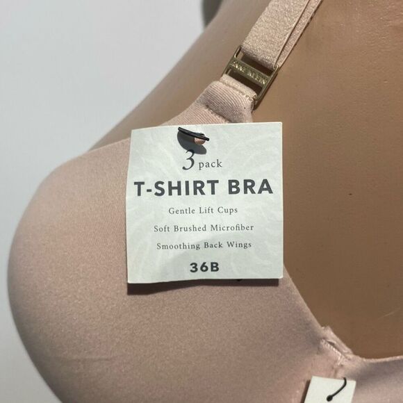 Anne Klein Women's Beige Underwire Molded Stretch T-Shirt Bra Size 36B NWT - Picture 6 of 8